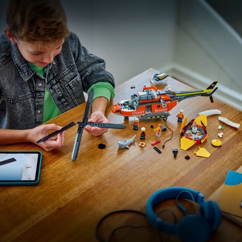 LEGO Klocki City 60503 Helikopter straży przybrzeżnej