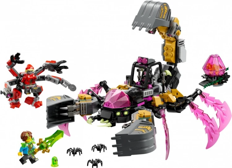 LEGO Klocki DREAMZzz 71513 Koszmarna skorpionowa koparka