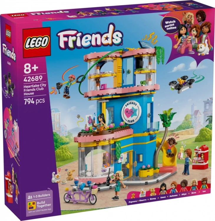 LEGO Klocki Friends 42689 Domek klubu przyjaciół z Heartlake