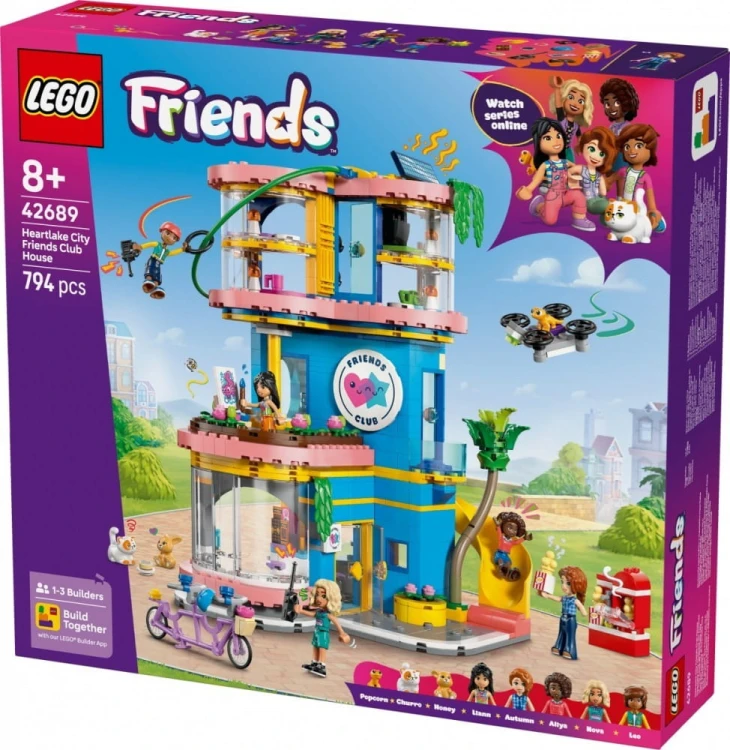 LEGO Klocki Friends 42689 Domek klubu przyjaciół z Heartlake