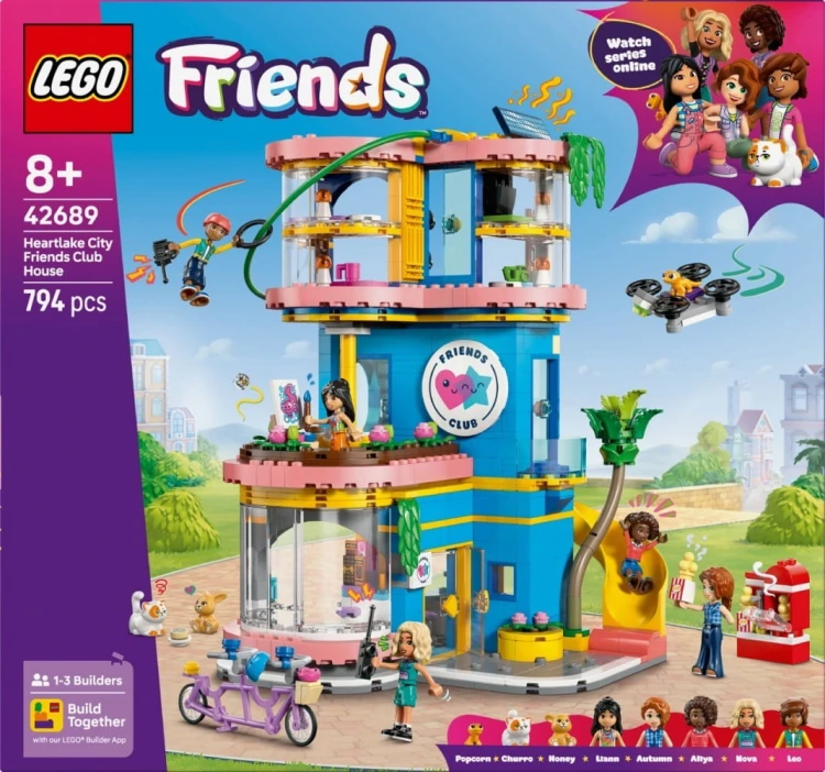 LEGO Klocki Friends 42689 Domek klubu przyjaciół z Heartlake