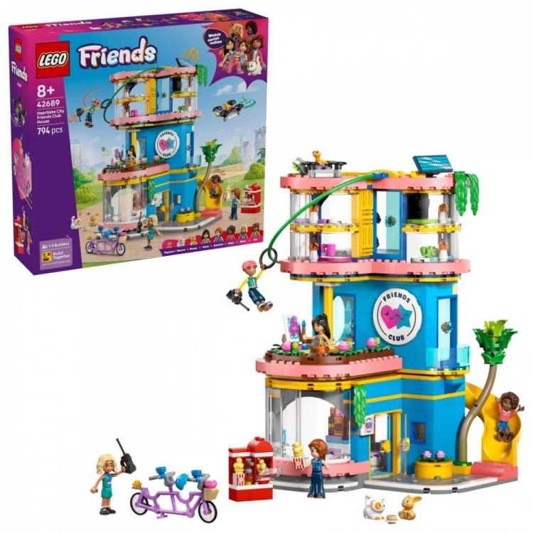 LEGO Klocki Friends 42689 Domek klubu przyjaciół z Heartlake