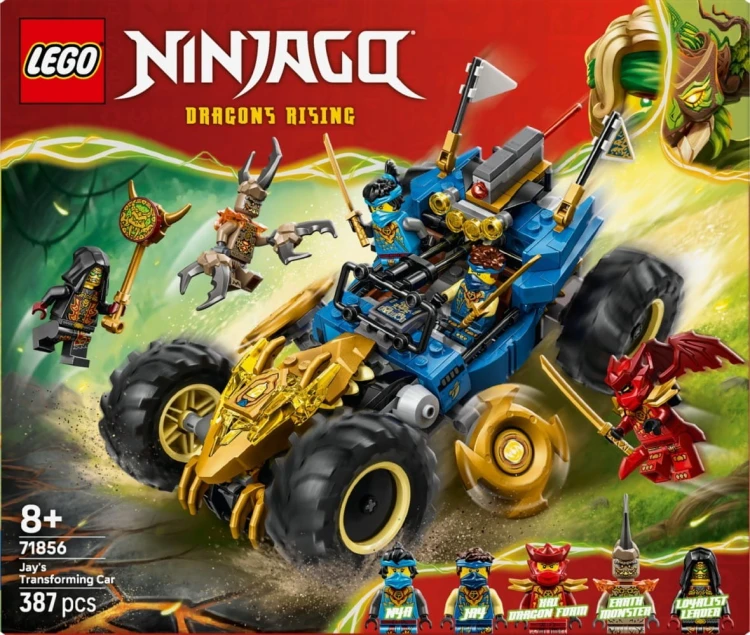 LEGO Klocki Ninjago 71856 Wielofunkcyjny samochód Jaya