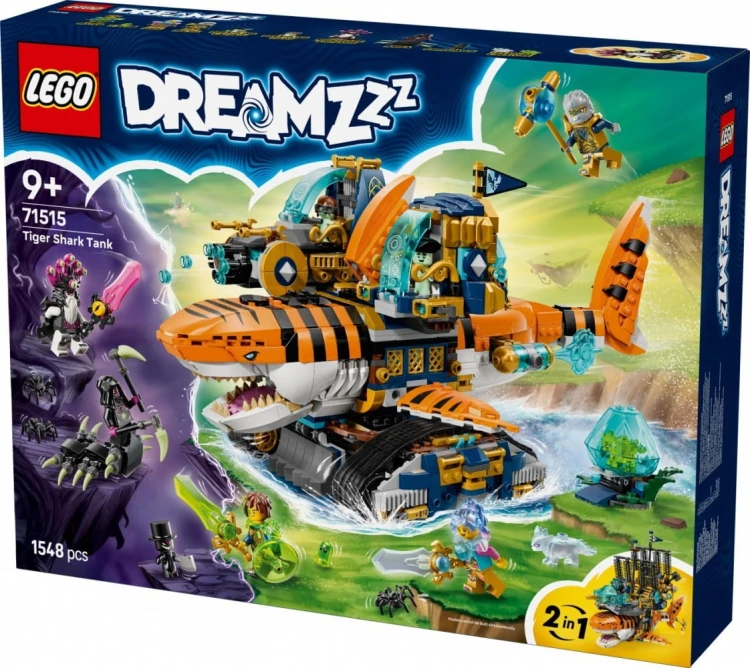 LEGO Klocki DREAMZzz 71515 Rekinoczołg tygrysi