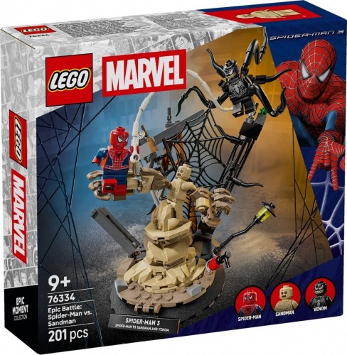 LEGO Klocki Super Heroes 76334 Epicka bitwa: Spider-Man kontra Sandman