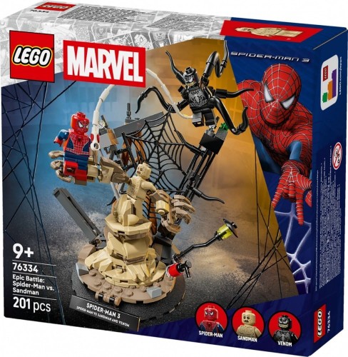 LEGO Klocki Super Heroes 76334 Epicka bitwa: Spider-Man kontra Sandman