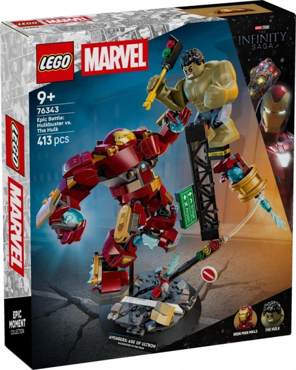 LEGO Klocki Super Heroes 76343 Epicka bitwa: Hulkbuster kontra Hulk