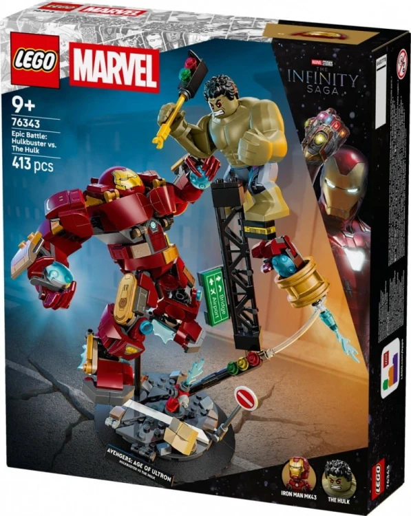 LEGO Klocki Super Heroes 76343 Epicka bitwa: Hulkbuster kontra Hulk