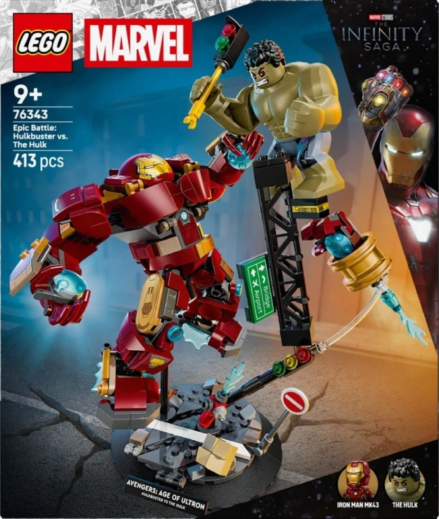 LEGO Klocki Super Heroes 76343 Epicka bitwa: Hulkbuster kontra Hulk