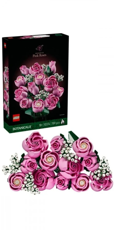 LEGO Klocki Botanicals 10374 Bukiet różowych róż