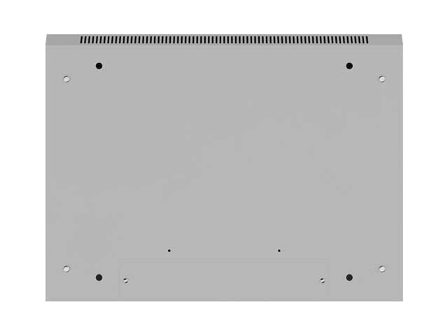 Lanberg Szafa instalacyjna rack wisząca 19 cali 6U 600x450 drzwi perforowane (flat pack) szara