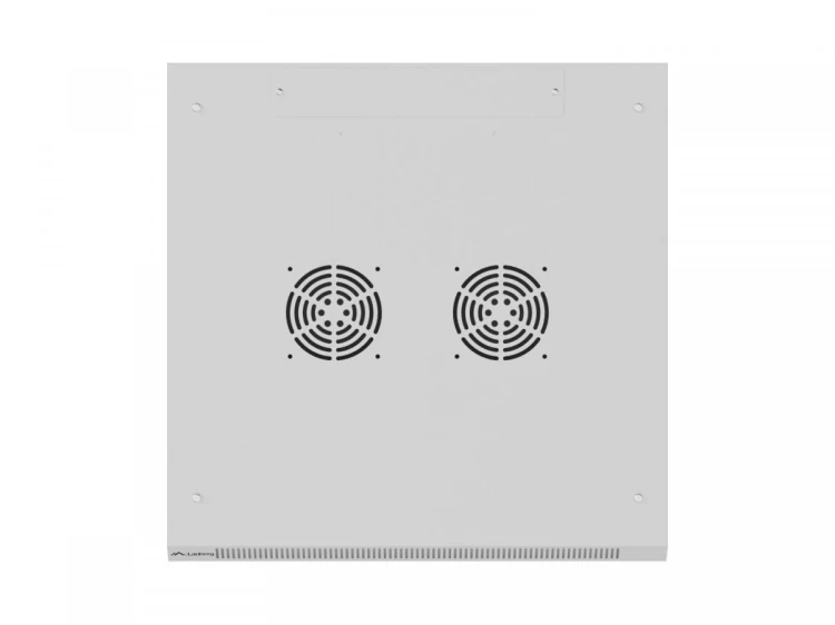 Lanberg Szafa instalacyjna rack wisząca 12U 600x600 szara drzwi perforowane (flat pack)