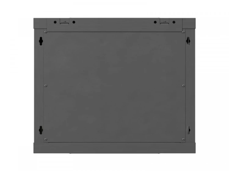 Lanberg Szafa instalacyjna rack wisząca 19 cali 9U 600x600 czarna drzwi     perforownae ( flat pack)