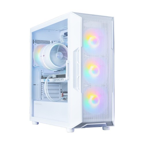 Zalman Obudowa I3 NEO V2 Mid Tower RGB fan x4 biała