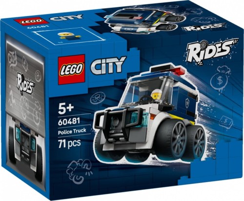 LEGO Klocki City 60481 Pojazdy - Ciężarówka policyjna