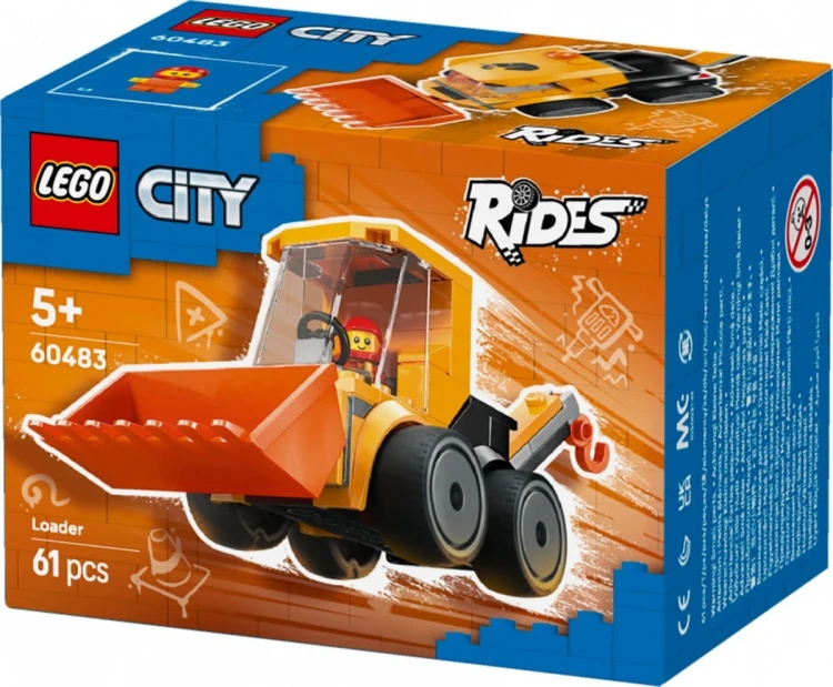 LEGO Klocki City 60483 Pojazdy - Ładowarka kołowa