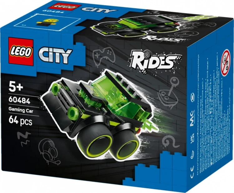 LEGO Klocki City 60484 Pojazdy - Gamingowa wyścigówka