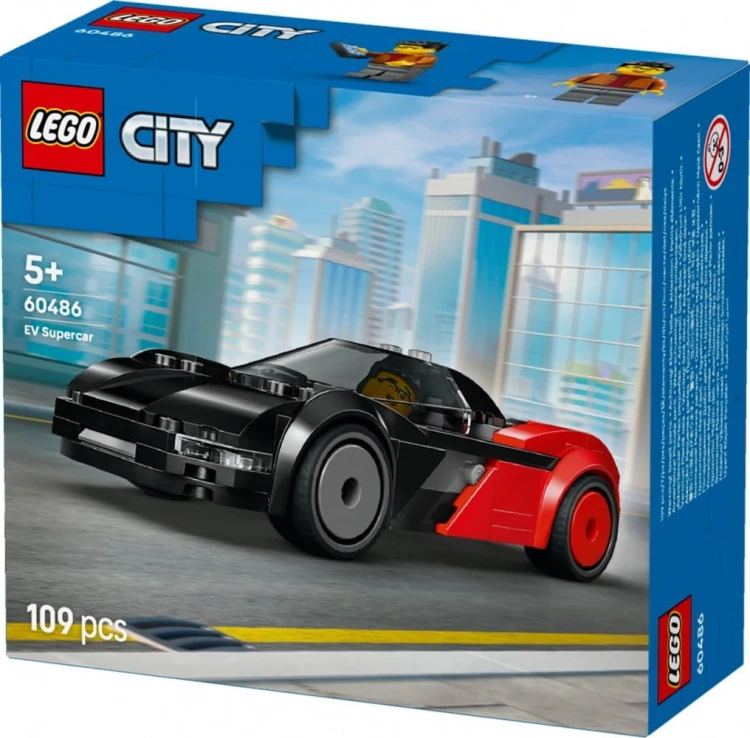 LEGO Klocki City 60486 Supersamochód elektryczny