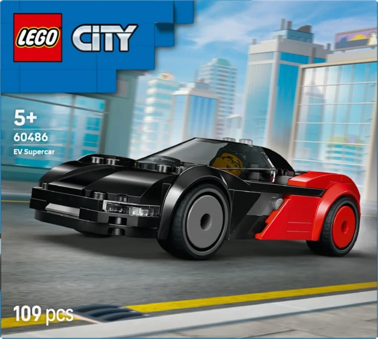 LEGO Klocki City 60486 Supersamochód elektryczny
