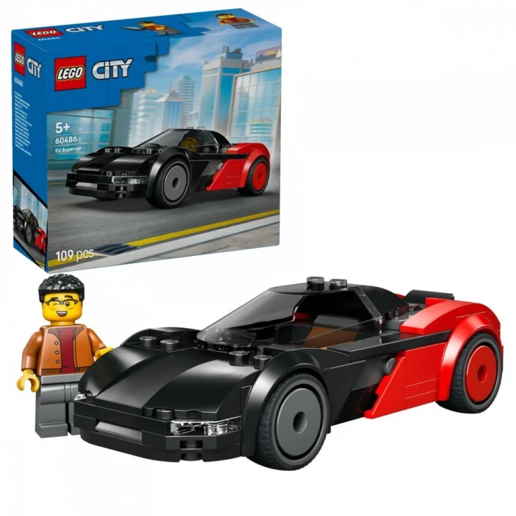 LEGO Klocki City 60486 Supersamochód elektryczny