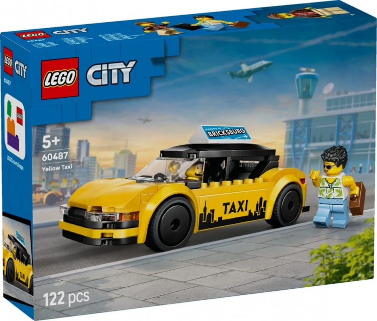 LEGO Klocki City 60487 Żółta taksówka