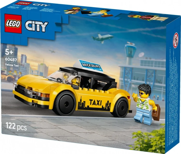 LEGO Klocki City 60487 Żółta taksówka