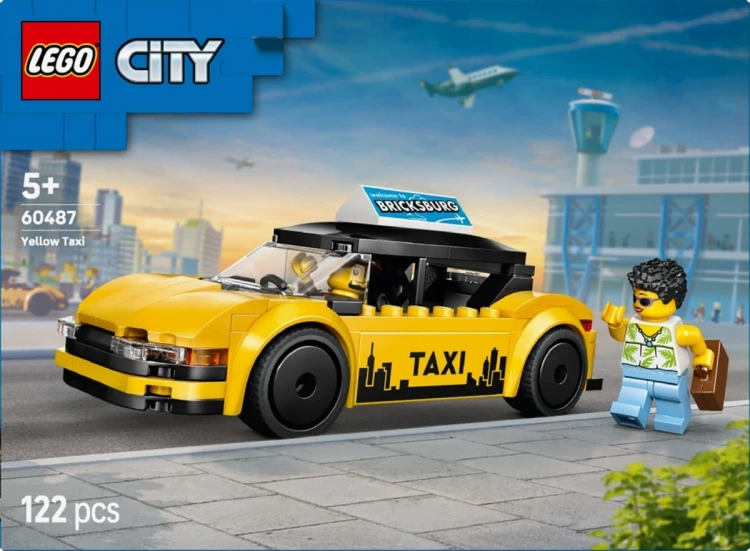 LEGO Klocki City 60487 Żółta taksówka