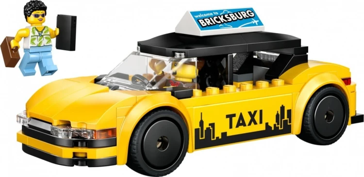 LEGO Klocki City 60487 Żółta taksówka