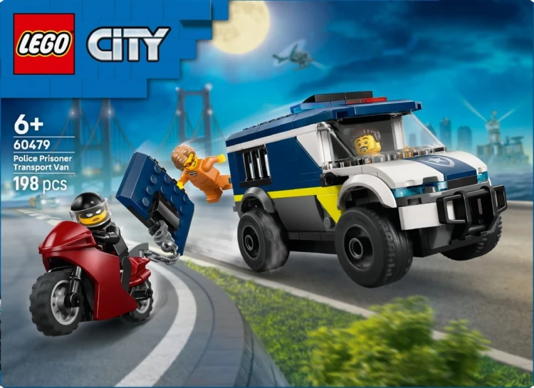 LEGO Klocki City 60479 Furgonetka policyjnego konwoju więziennego