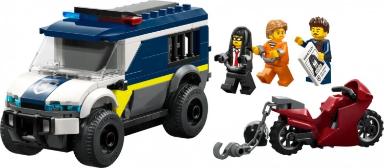 LEGO Klocki City 60479 Furgonetka policyjnego konwoju więziennego