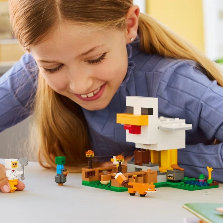 LEGO Klocki Minecraft 21585 Farma kurczaków