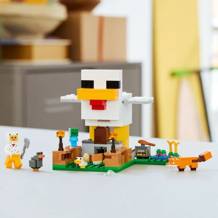 LEGO Klocki Minecraft 21585 Farma kurczaków