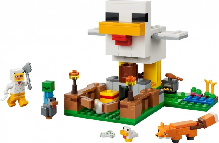 LEGO Klocki Minecraft 21585 Farma kurczaków