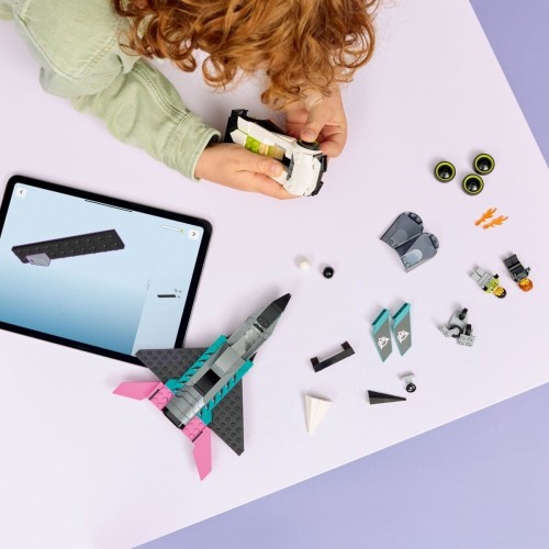 LEGO Klocki City 60489 Odrzutowiec kontra samochód