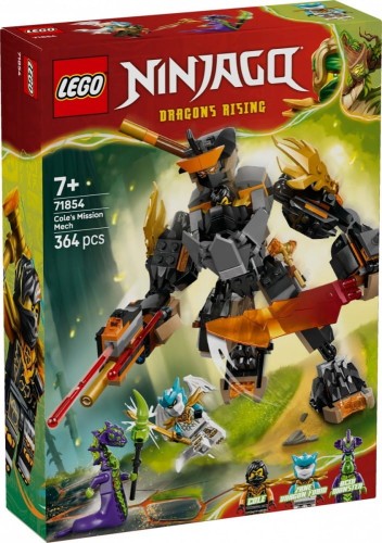 LEGO Klocki Ninjago 71854 Mech specjalny Colea i Zane w smoczej zbroi