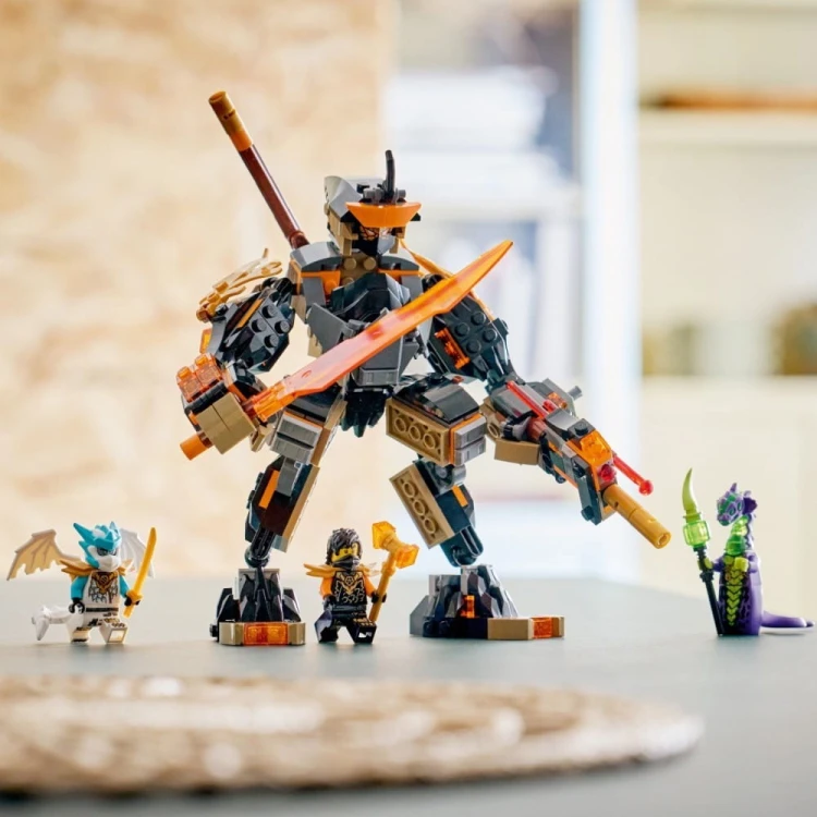 LEGO Klocki Ninjago 71854 Mech specjalny Colea i Zane w smoczej zbroi