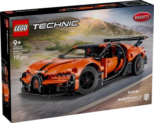 LEGO Klocki Technic 42222 Hipersamochód Bugatti Chiron Pur Sport