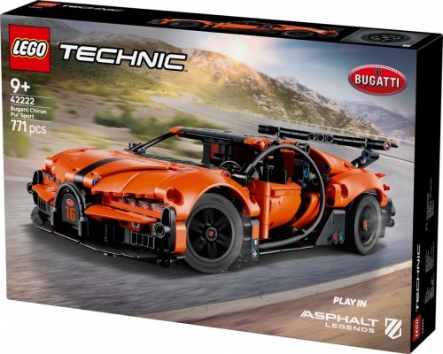 LEGO Klocki Technic 42222 Hipersamochód Bugatti Chiron Pur Sport