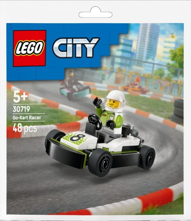 LEGO Klocki City 30719 Gokart wyścigowy