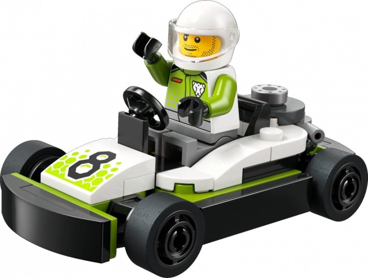 LEGO Klocki City 30719 Gokart wyścigowy