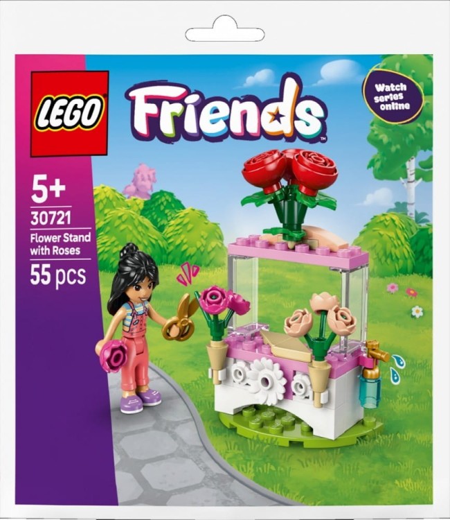 LEGO Klocki Friends 30721 Kwiatowe stoisko z różami