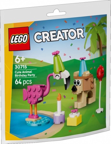 LEGO Klocki Creator 30715 Przyjęcie urodzinowe z uroczymi zwierzątkami