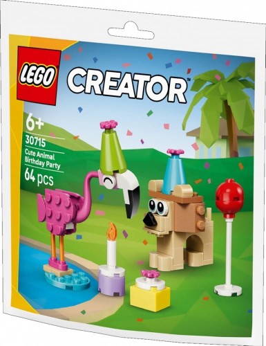 LEGO Klocki Creator 30715 Przyjęcie urodzinowe z uroczymi zwierzątkami