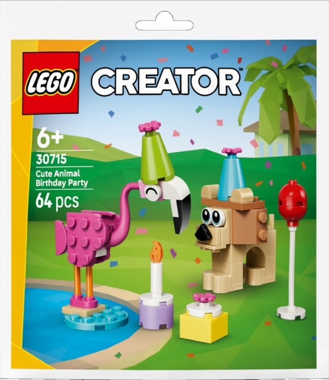 LEGO Klocki Creator 30715 Przyjęcie urodzinowe z uroczymi zwierzątkami