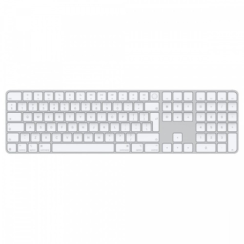 Apple Klawiatura Magic Keyboard z Touch ID i polem numerycznym dla modeli Maca z czipem Apple - angielski (międzynarodowy) - białe klawisze