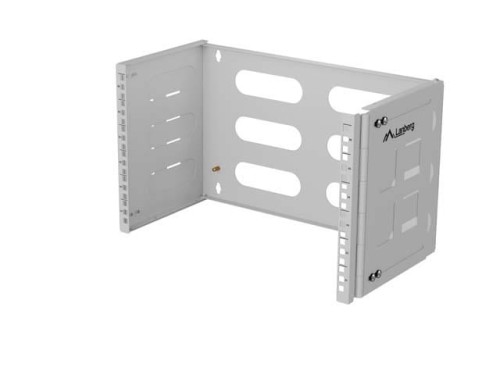 Lanberg Uchwyt ścienny rack 19" 6U 497x400/240 szary