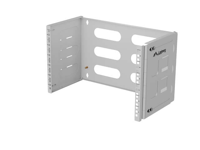 Lanberg Uchwyt ścienny rack 19" 6U 497x400/240 szary
