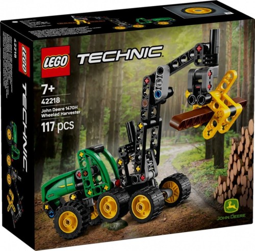 LEGO Klocki Technic 42218 Harwester kołowy John Deere 1470H