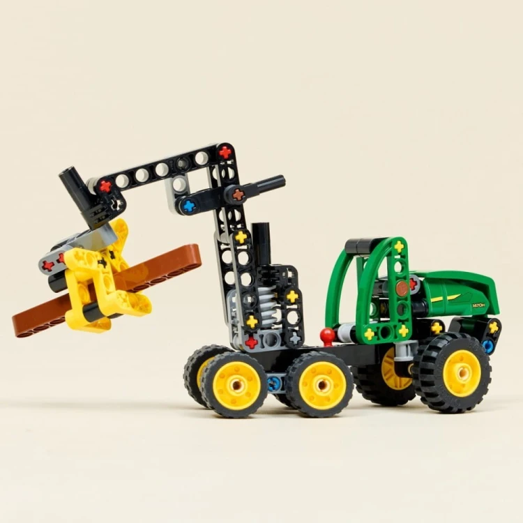 LEGO Klocki Technic 42218 Harwester kołowy John Deere 1470H