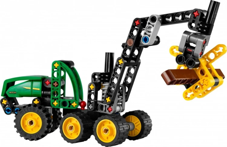 LEGO Klocki Technic 42218 Harwester kołowy John Deere 1470H